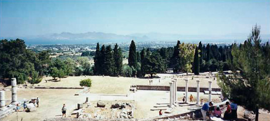 kos le site d'asclepion